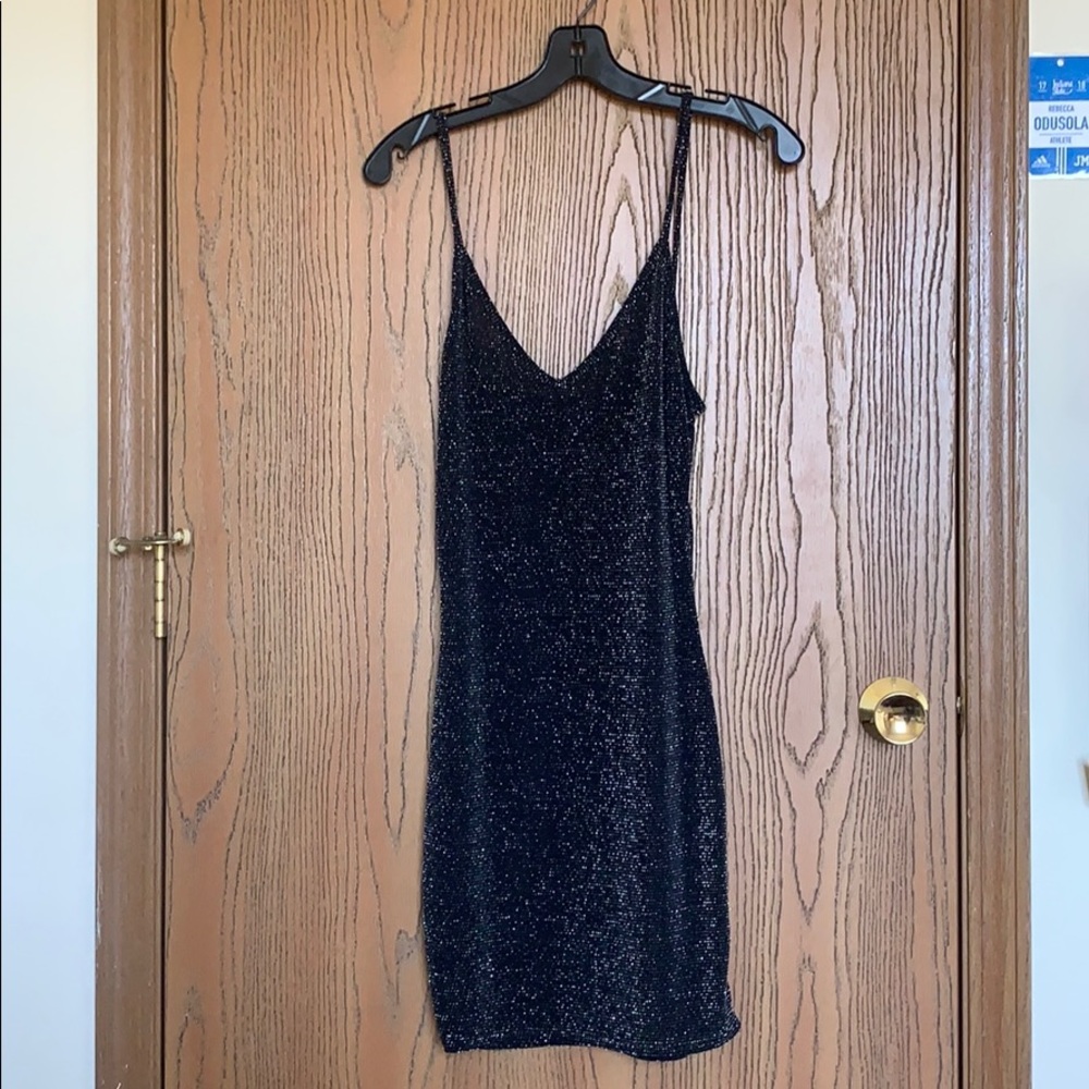 Black sparkle dress